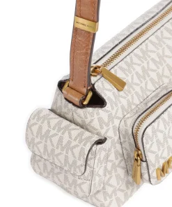 Dakota Small Umhängetasche Lederimitat creme