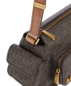 Dakota Small Umhängetasche Lederimitat dunkelbraun