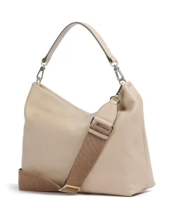 Dalia Kaia Beuteltasche genarbtes Rindsleder beige