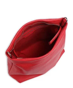 Dalia Kaia Beuteltasche genarbtes Rindsleder rot