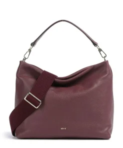 Dalia Kaia Beuteltasche genarbtes Leder wein