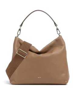 Dalia Kaia Beuteltasche genarbtes Leder camel