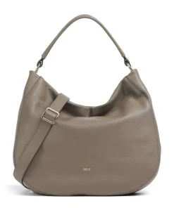 Dalia Mia Beuteltasche genarbtes Leder taupe