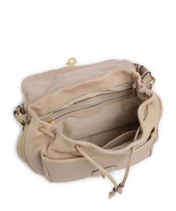 Dalia Star Saddle Beuteltasche genarbtes Rindsleder natur