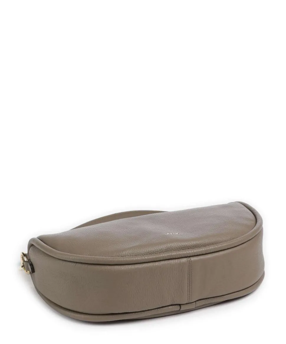 Dalia Willow Beuteltasche genarbtes Leder taupe