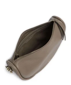 Dalia Willow Beuteltasche genarbtes Leder taupe