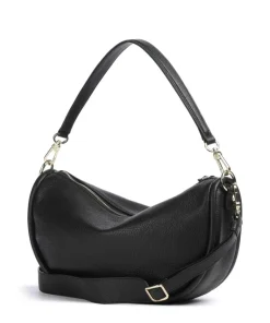 Dalia Willow Beuteltasche genarbtes Leder schwarz