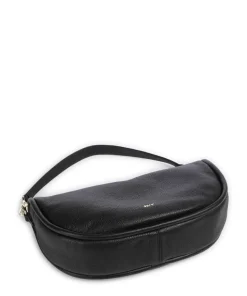 Dalia Willow Beuteltasche genarbtes Leder schwarz