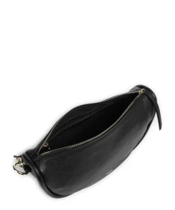 Dalia Willow Beuteltasche genarbtes Leder schwarz