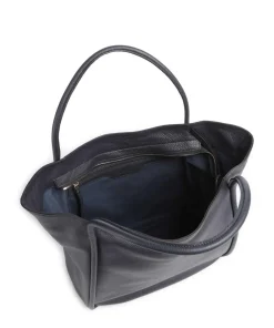 Dalia Willow Shopper genarbtes Leder navy