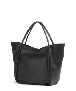 Dalia Willow Shopper genarbtes Leder dunkelbraun