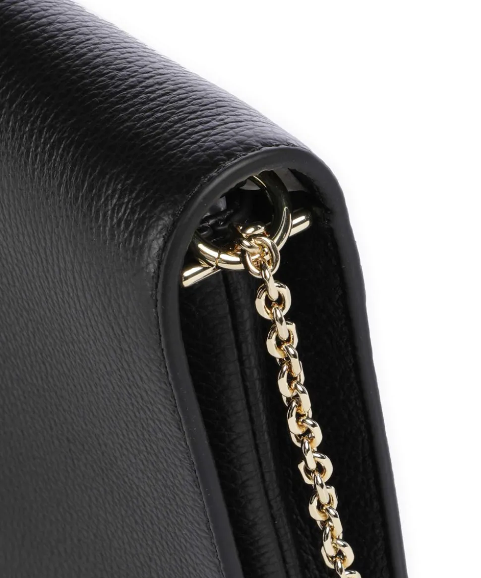 Dandy Umhängetasche genarbtes Leder schwarz