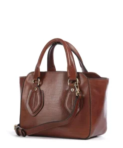 Daphne Handtasche fein genarbtes Rindsleder braun