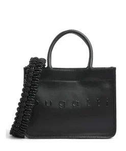 Daphne Handtasche Lederimitat schwarz