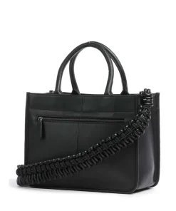 Daphne Handtasche Lederimitat schwarz