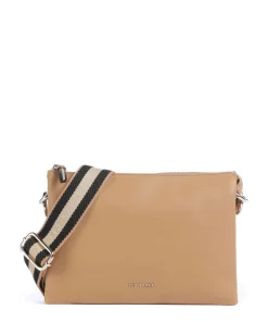 Darceyy Umhängetasche fein genarbtes Rindsleder hellbraun