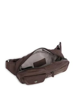 Darla Gürteltasche recyceltes Polyester dunkelbraun