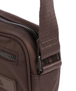 Darla Umhängetasche recyceltes Polyester dunkelbraun