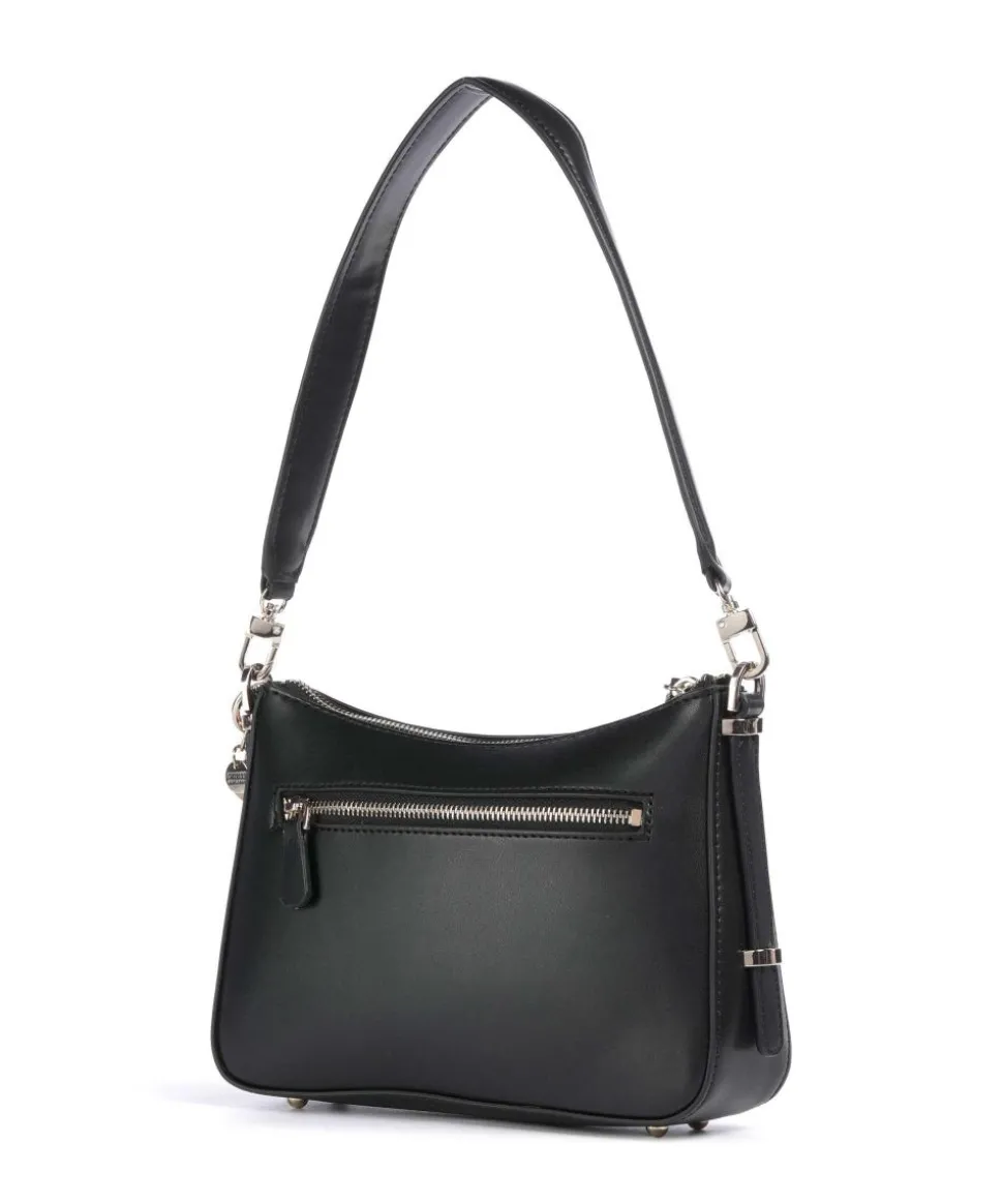 Daryna Schultertasche Lederimitat schwarz