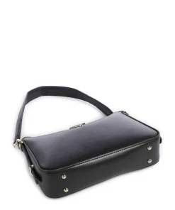 Daryna Schultertasche Lederimitat schwarz