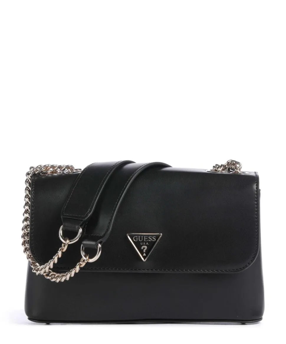 Daryna Schultertasche Lederimitat schwarz