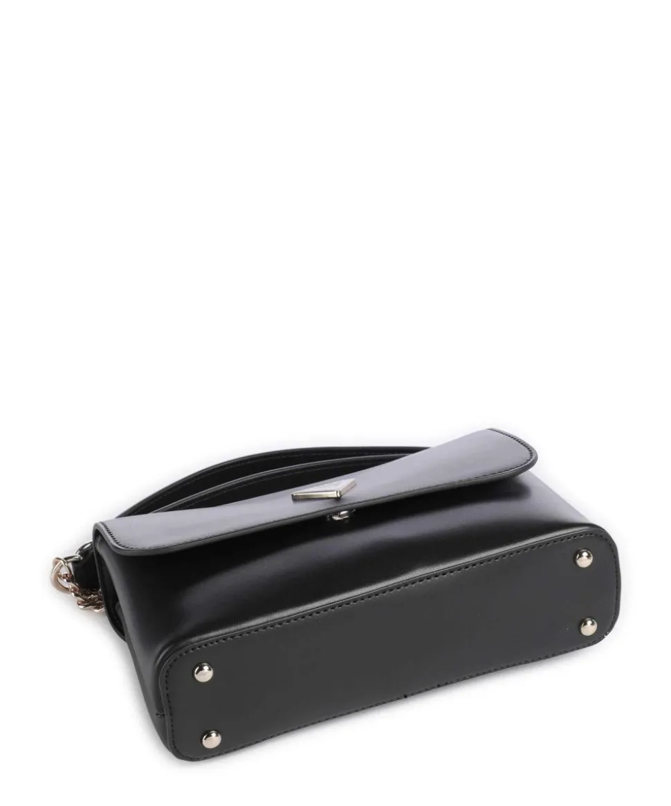 Daryna Schultertasche Lederimitat schwarz