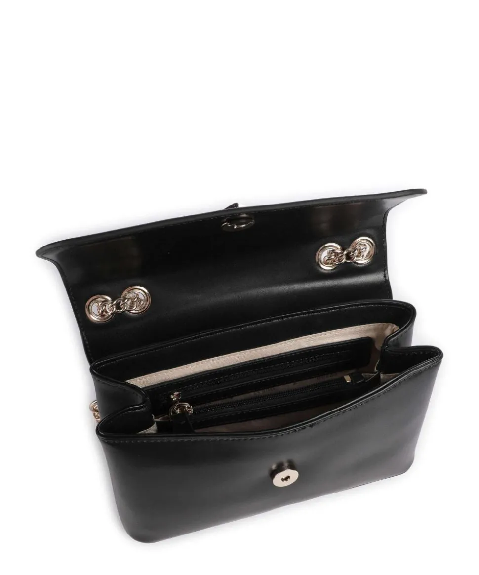 Daryna Schultertasche Lederimitat schwarz