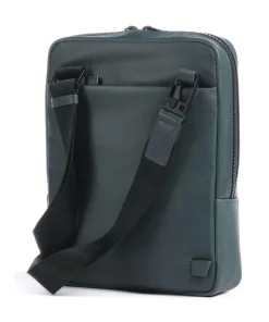 David Umhängetasche 10″ fein genarbtes Rindsleder dunkelgrün