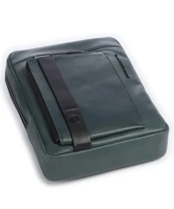 David Umhängetasche 10″ fein genarbtes Rindsleder dunkelgrün