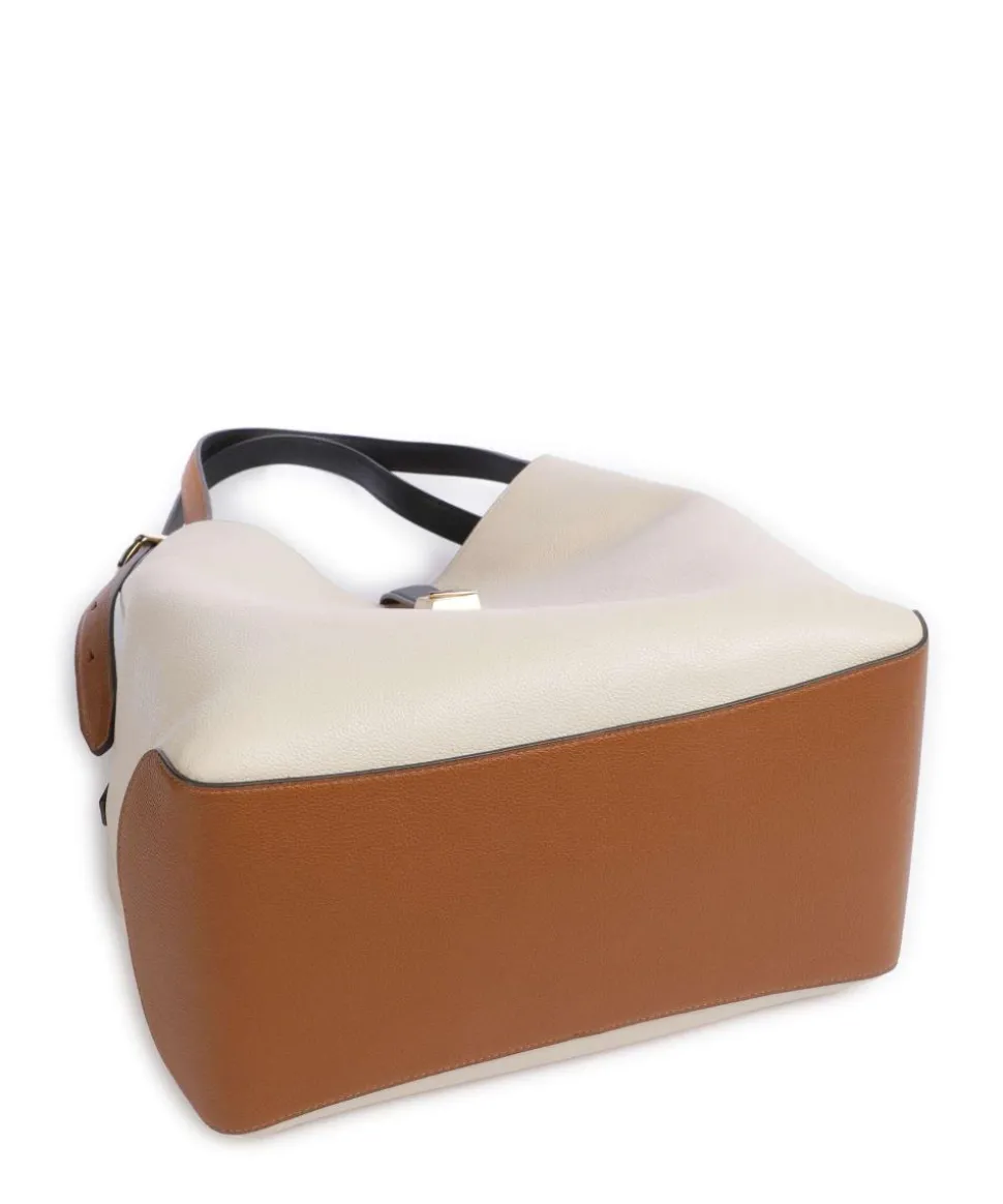 Deco Beuteltasche genarbtes Rindsleder sand