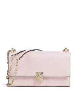 Deco Schultertasche genarbtes Rindsleder rosa