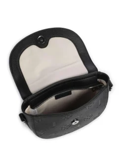 Decoro Stampa Kaley Handtasche Lederimitat schwarz