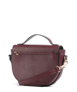 Decoro Stampa Kaley Handtasche Lederimitat wein