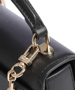 Delancey Umhängetasche fein genarbtes Rindsleder schwarz