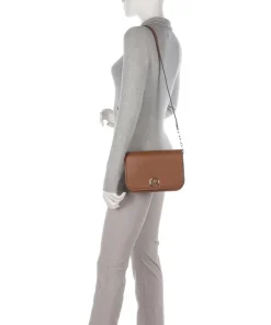 Delancey Umhängetasche fein genarbtes Leder braun