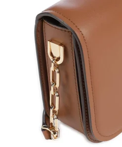 Delancey Umhängetasche fein genarbtes Leder braun