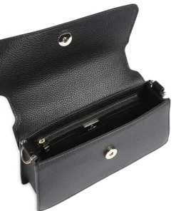 Delia S Umhängetasche genarbtes Rindsleder schwarz