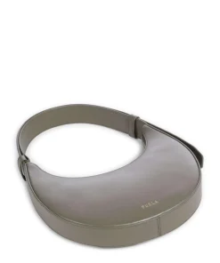 Delizia Mini Schultertasche fein genarbtes Leder khaki