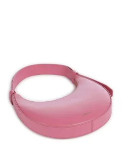 Delizia Mini Schultertasche fein genarbtes Leder rosa