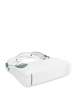 Delos Calliope Beuteltasche genarbtes Kalbsleder weiß