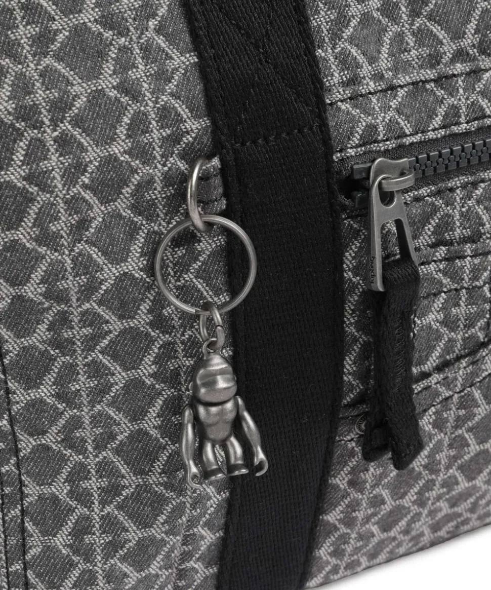 Denim Love Casual Art Shopper Baumwolle grau