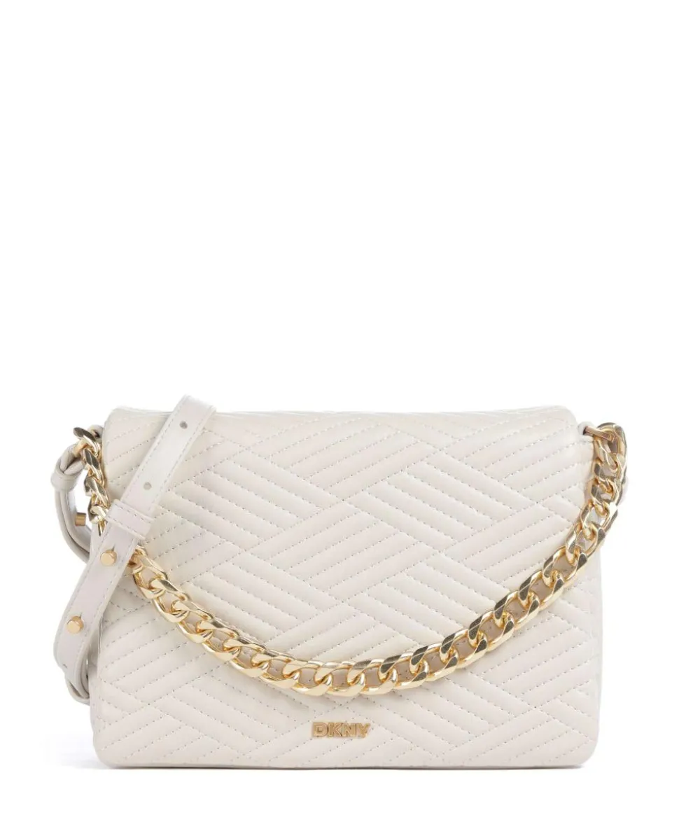 Desiree Umhängetasche fein genarbtes Rindsleder elfenbein