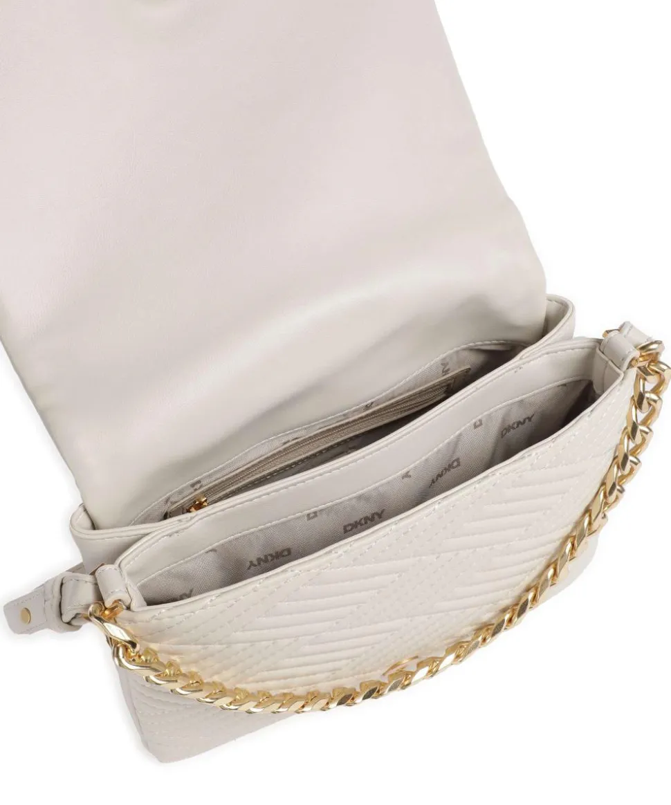 Desiree Umhängetasche fein genarbtes Rindsleder elfenbein