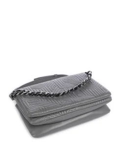 Desiree Umhängetasche Lederimitat dunkelgrau