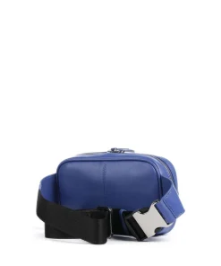 Devon Gürteltasche fein genarbtes Leder blau