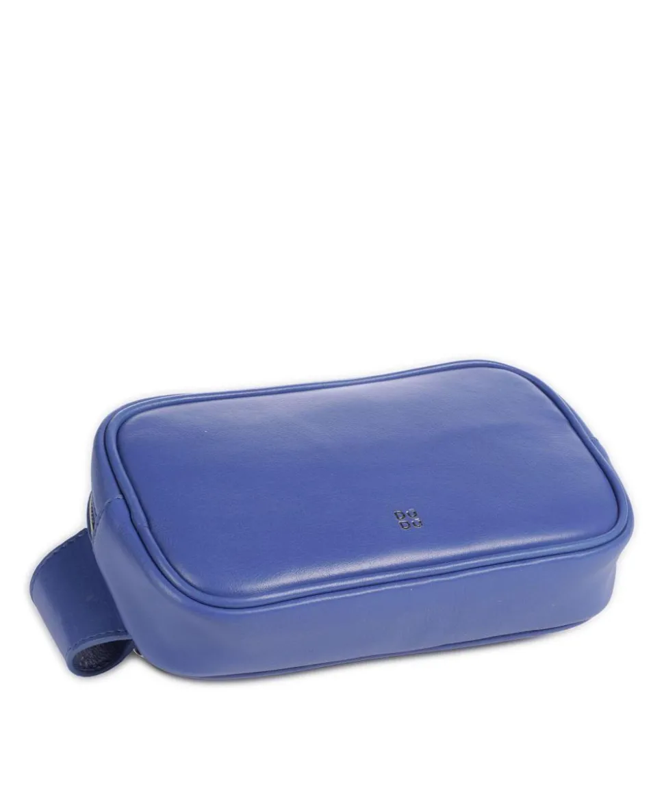 Devon Gürteltasche fein genarbtes Leder blau