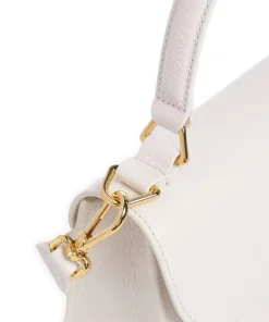 Dew Umhängetasche genarbtes Rindsleder weiß