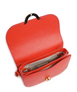 Dew Umhängetasche genarbtes Leder orange