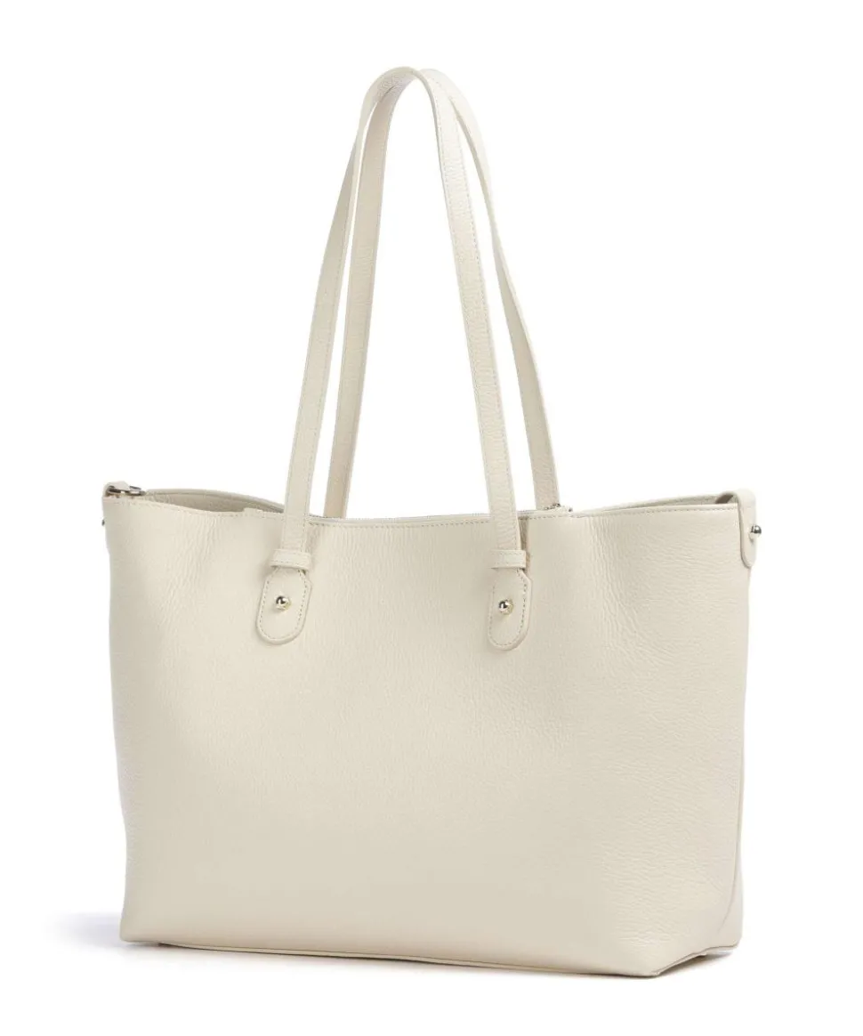 Diadora L Shopper genarbtes Rindsleder creme