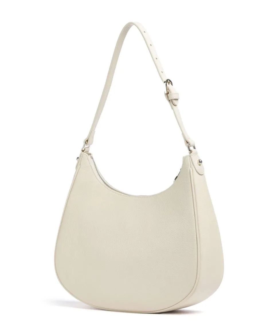 Diadora M Beuteltasche genarbtes Rindsleder weiß